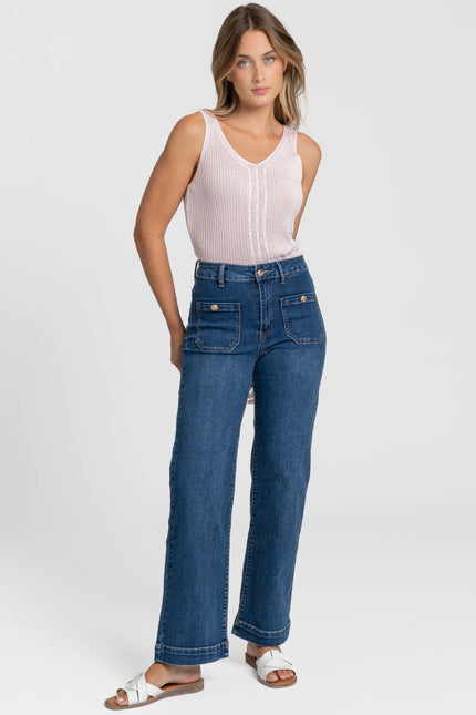 JEANS ARMONIAS BOTÓN