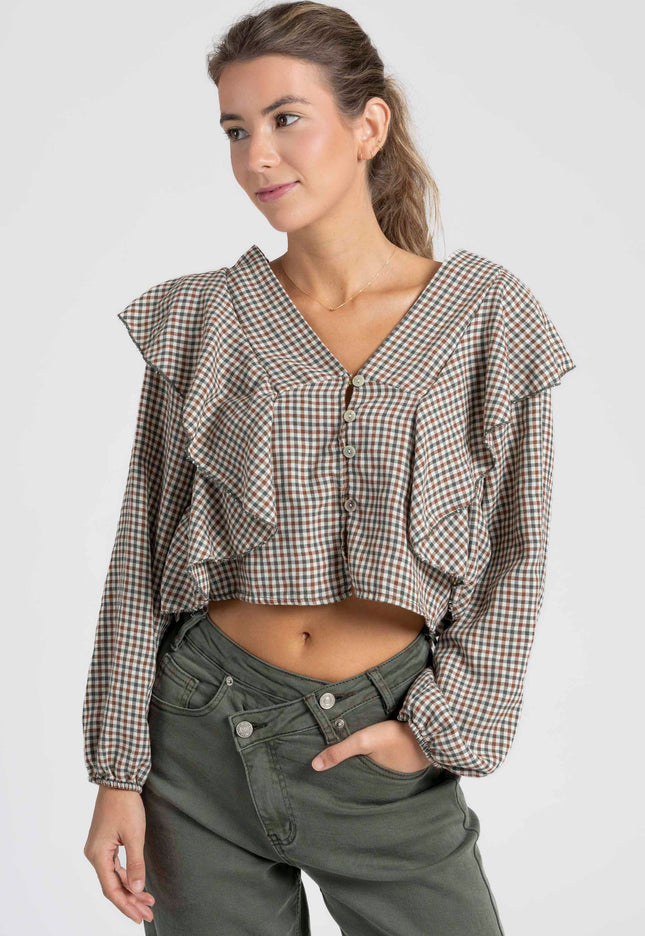 BLUSA ARMONIAS TEEN VOLANTES