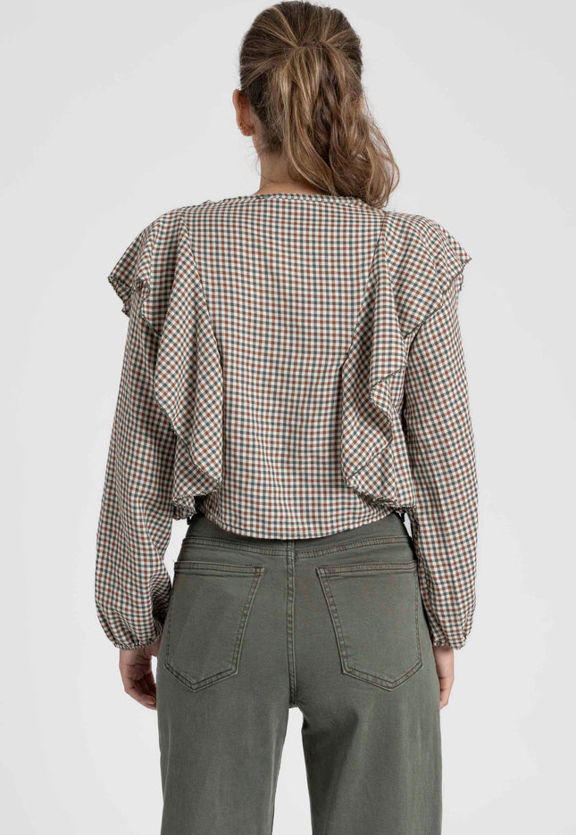 BLUSA ARMONIAS TEEN VOLANTES