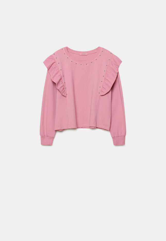 SUDADERA ARMONIAS TEEN TACHUELAS