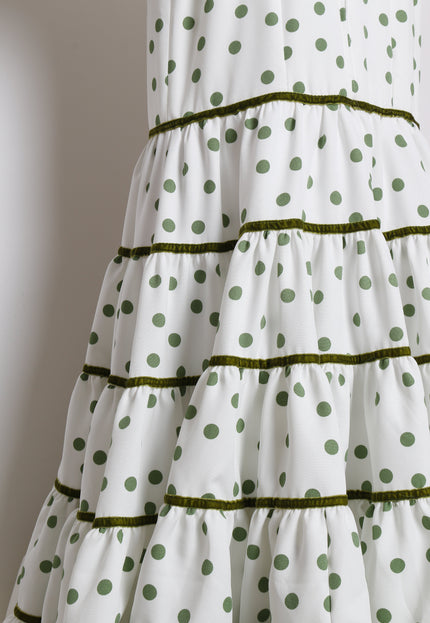 TRAJE FLAMENCA SRA ROSALÍA LUNARES PEQUEÑOS