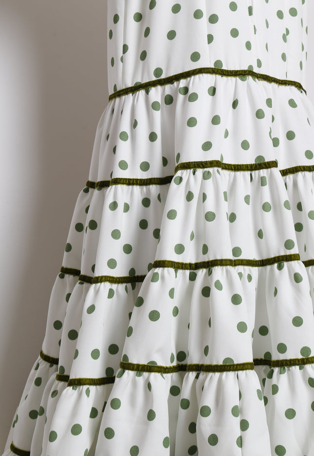 TRAJE FLAMENCA SRA ROSALÍA LUNARES PEQUEÑOS