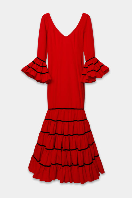 TRAJE FLAMENCA SRA ROSALÍA LISO