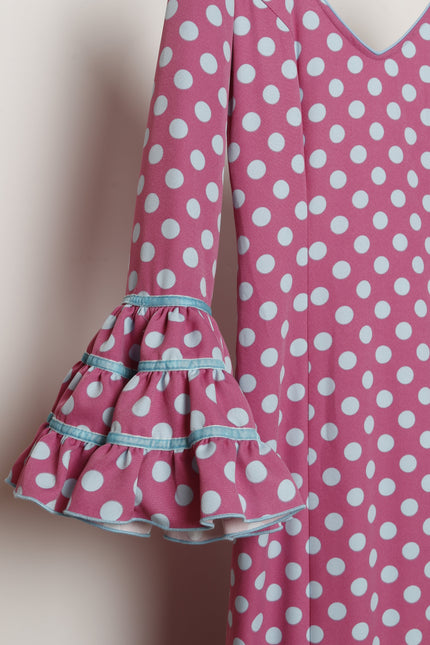 TRAJE FLAMENCA SRA ROSALÍA LUNARES MEDIANOS