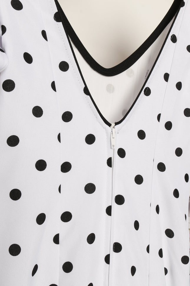 TRAJE FLAMENCA SRA ROSALÍA LUNARES PEQUEÑOS