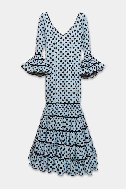 TRAJE FLAMENCA SRA ROSALÍA LUNARES MEDIANOS