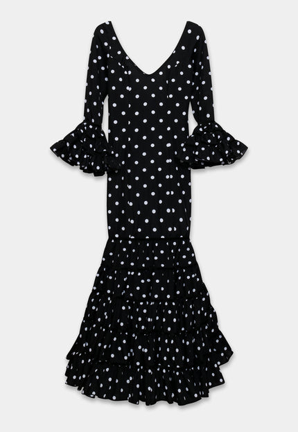 TRAJE FLAMENCA SRA ROSALÍA LUNARES PEQUEÑOS