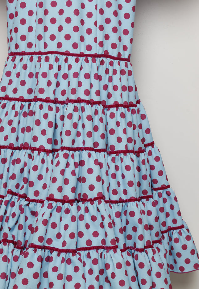 TRAJE FLAMENCA SRA ROSALÍA LUNARES MEDIANOS