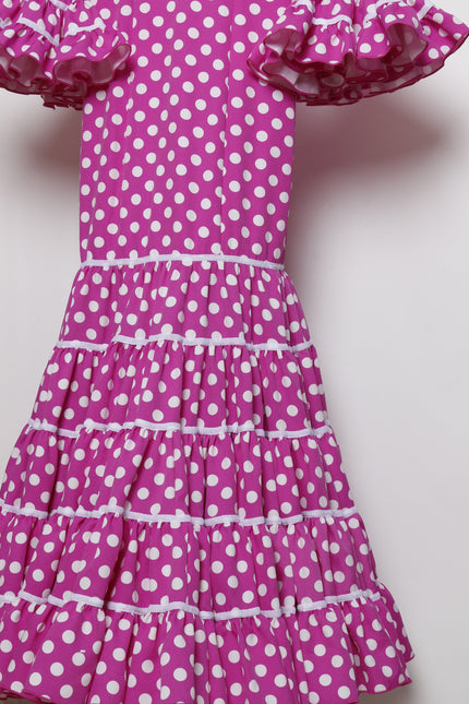 TRAJE FLAMENCA SRA ROSALÍA LUNARES MEDIANOS