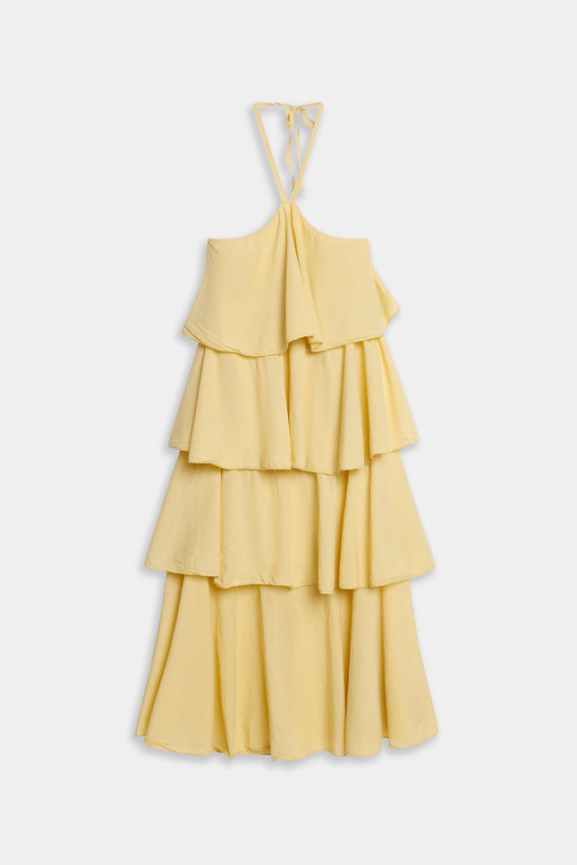 VESTIDO ARMONIAS TEEN VOLANTES