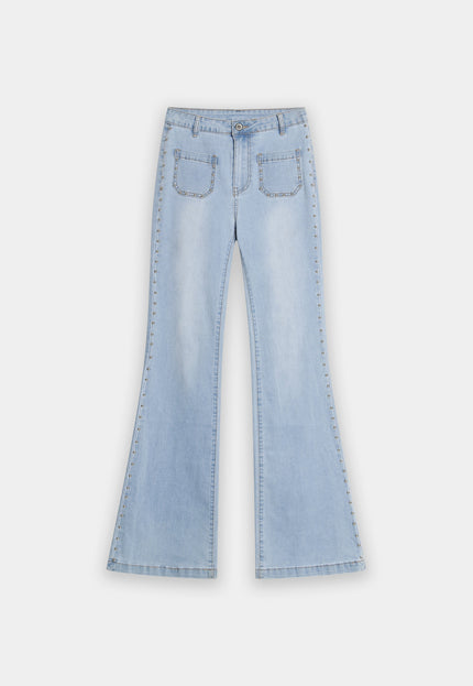 JEANS ARMONIAS TEEN TACHUELAS