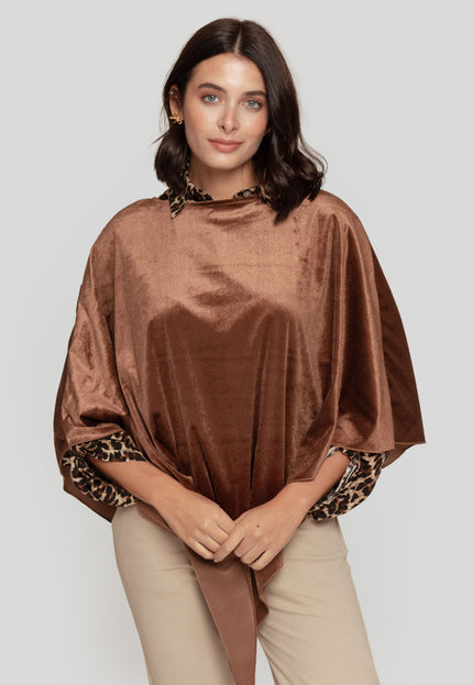 PONCHO ARMONIAS TERCIOPELO