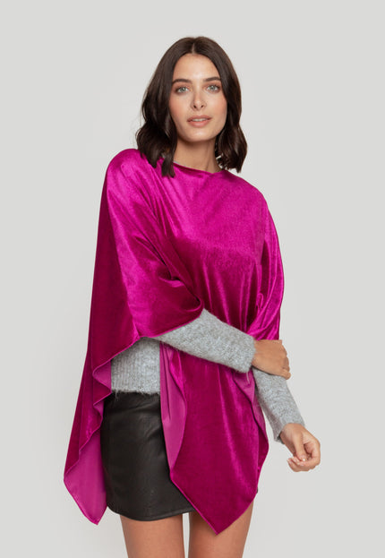 PONCHO ARMONIAS TERCIOPELO