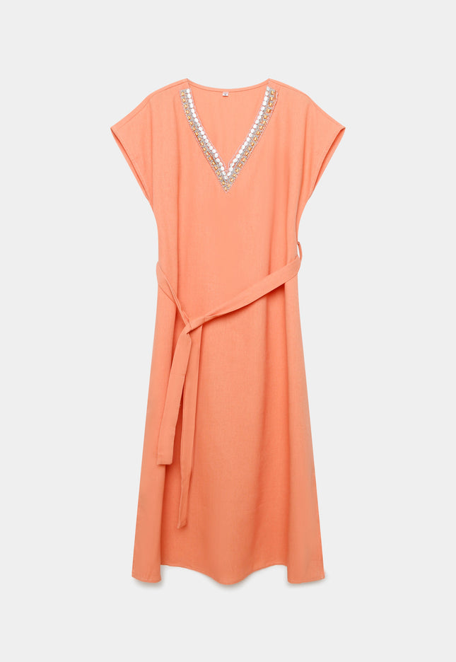 VESTIDO ARMONIAS LINO