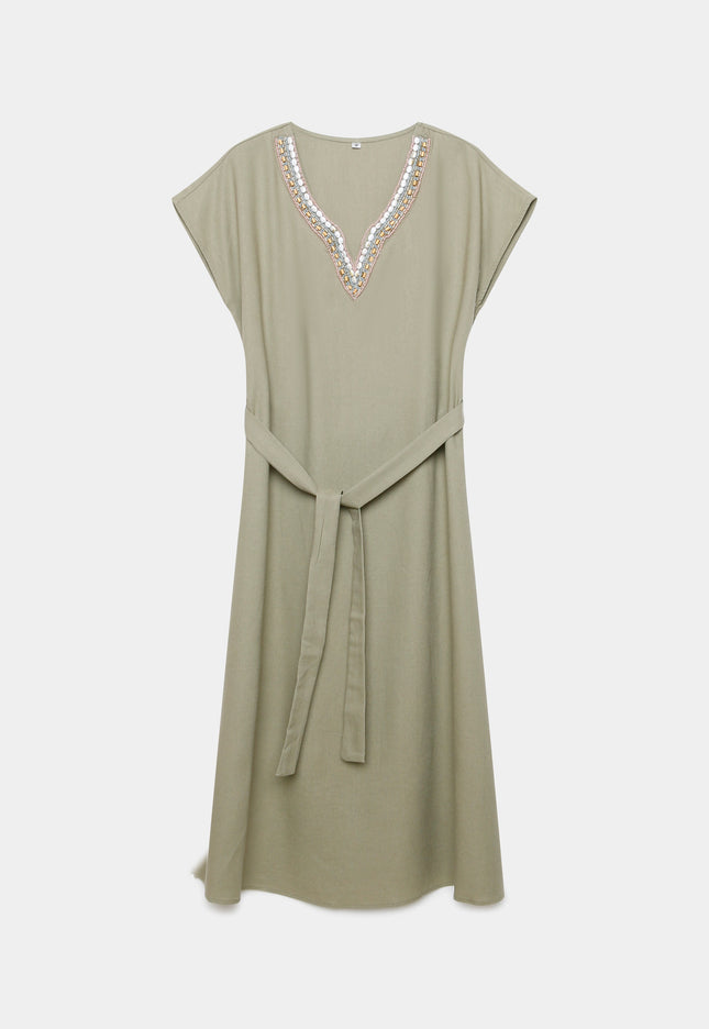 VESTIDO ARMONIAS LINO