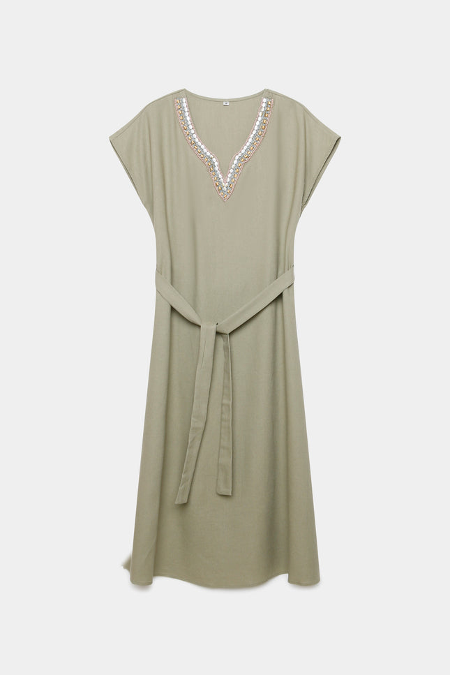 VESTIDO ARMONIAS LINO