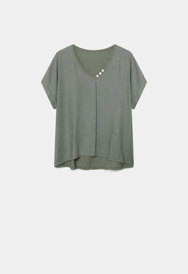 BLUSA ARMONIAS CURVE LINO