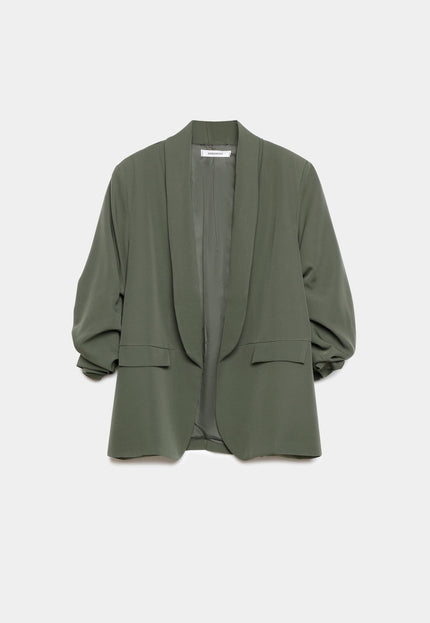 CHAQUETA ARMONIAS CURVE FRUNCE
