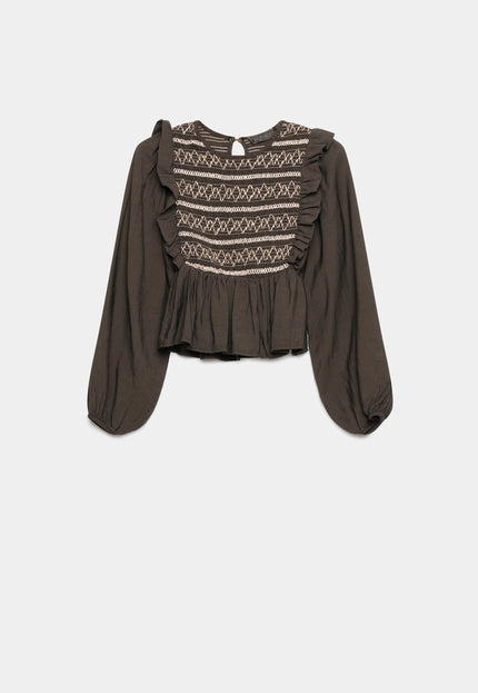 BLUSA ARMONIAS TEEN BORDADOS