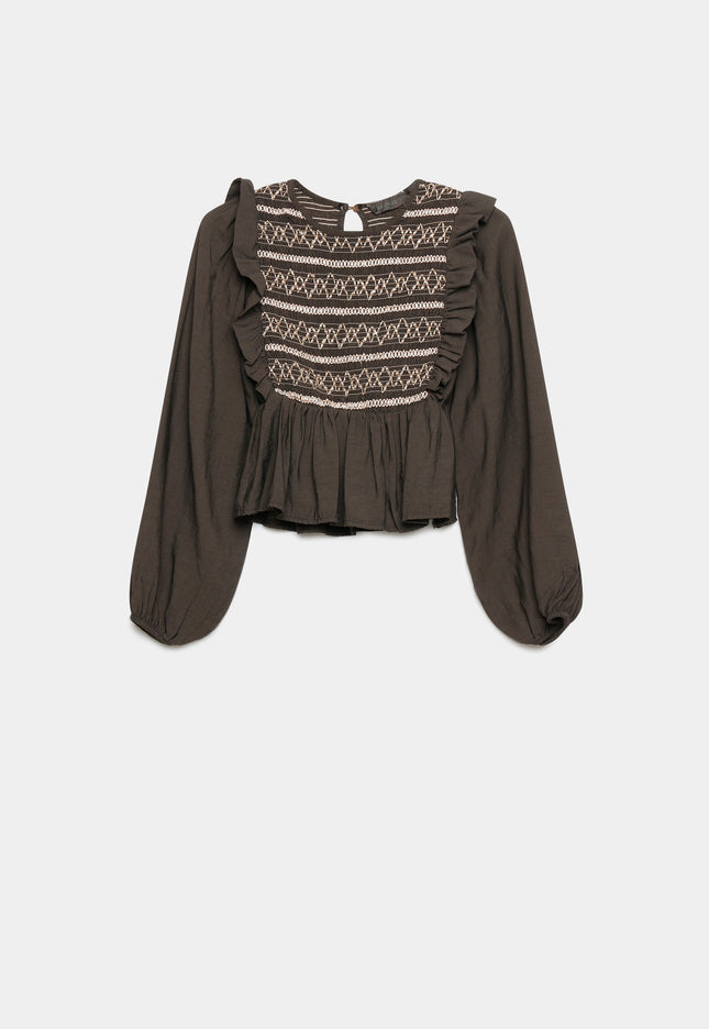 BLUSA ARMONIAS TEEN BORDADOS