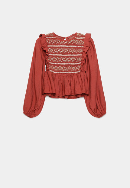 BLUSA ARMONIAS TEEN BORDADOS