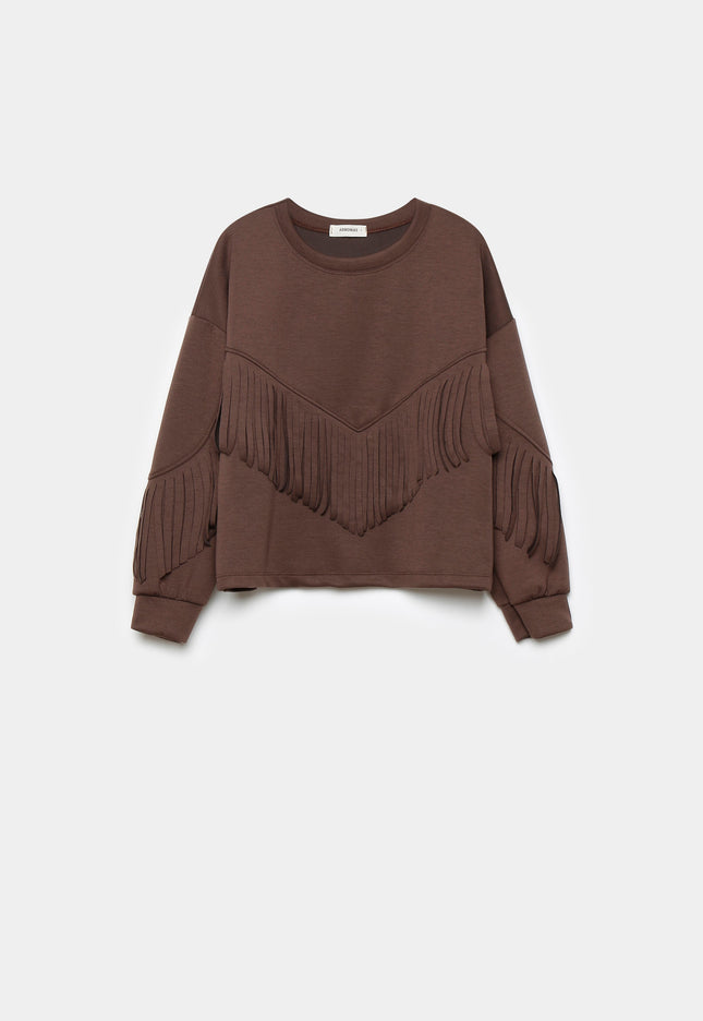 SUDADERA ARMONIAS FLECOS