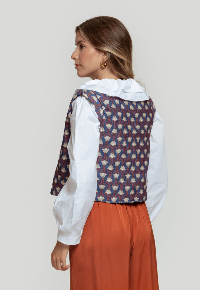 CHALECO MASSIMA GRAZIA COSTURAS