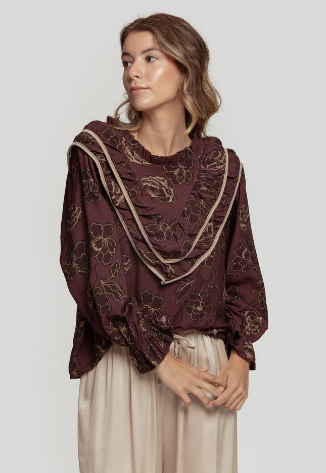 BLUSA MASSIMA GRAZIA CUELLO