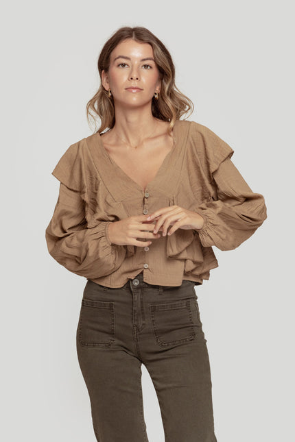 BLUSA MASSIMA GRAZIA VOLANTES