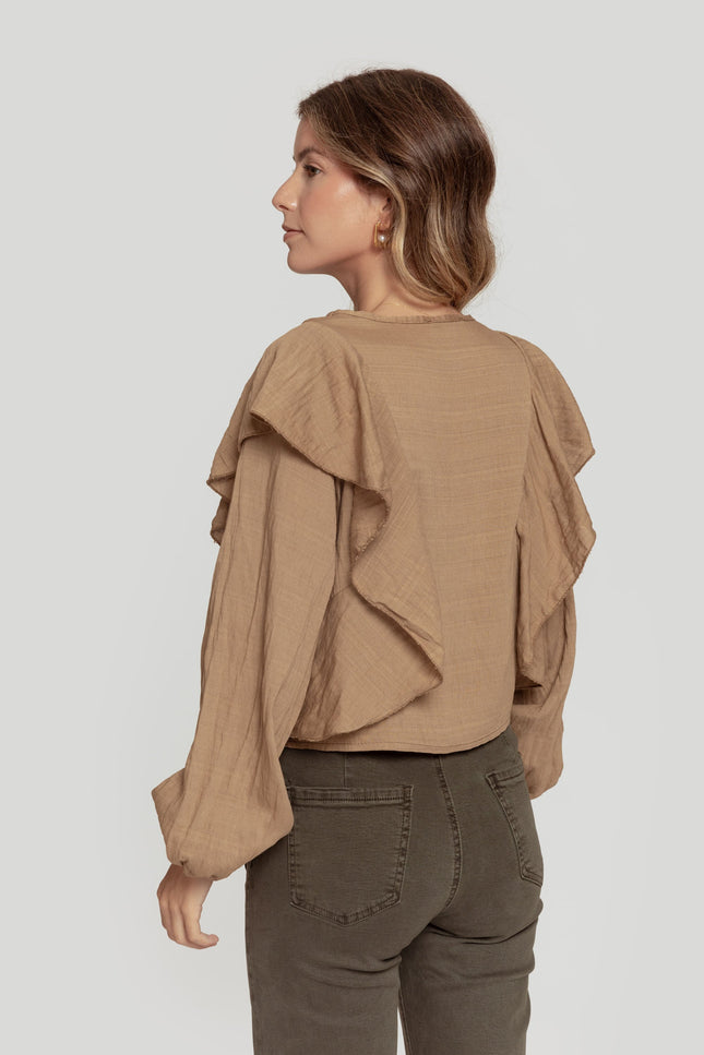 BLUSA MASSIMA GRAZIA VOLANTES