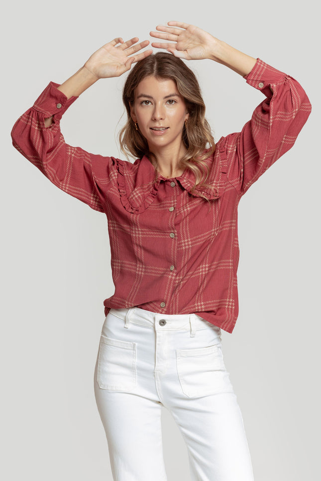 BLUSA MASSIMA GRAZIA CUADROS