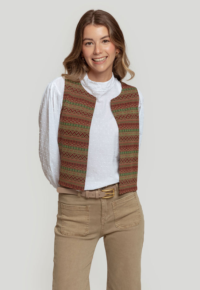 CHALECO MASSIMA GRAZIA ESTAMPADO