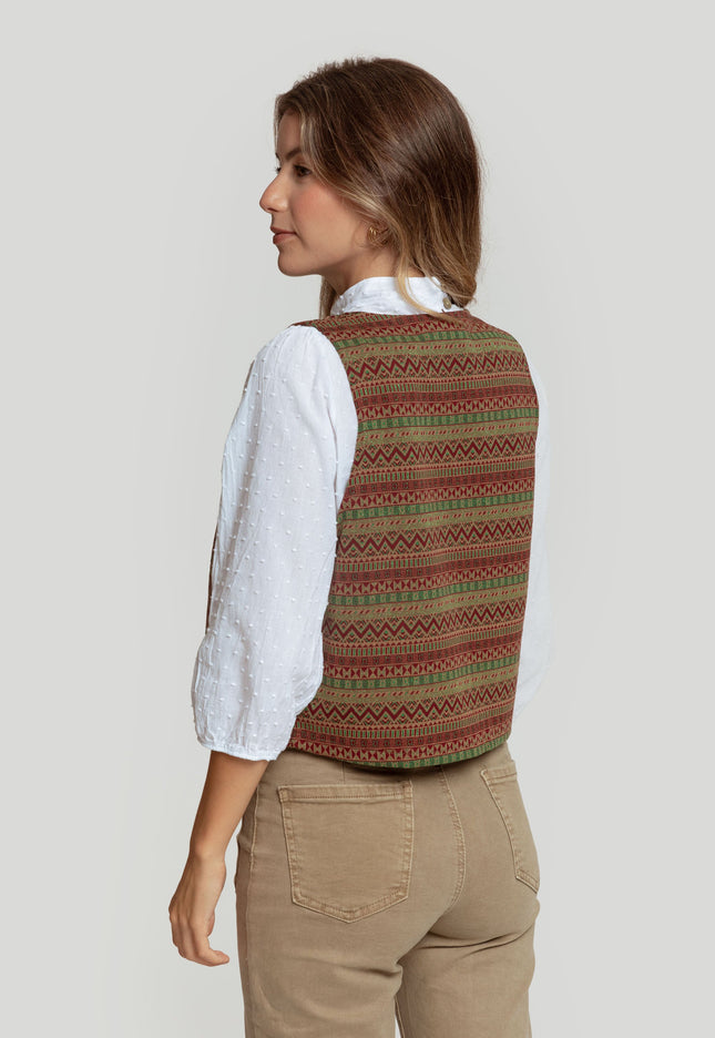CHALECO MASSIMA GRAZIA ESTAMPADO