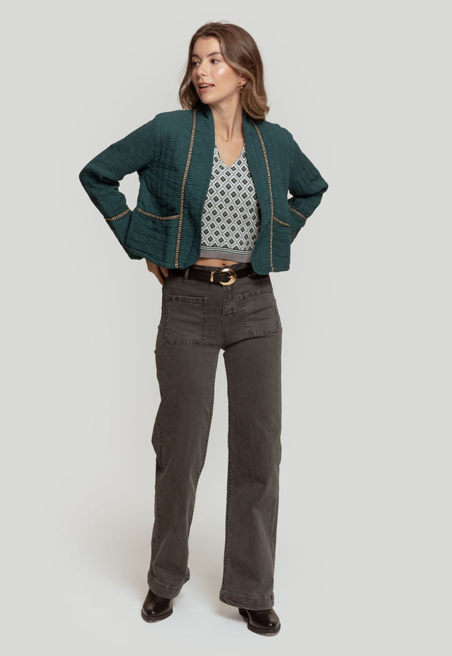 CHAQUETA MASSIMA GRAZIA TEXTURA