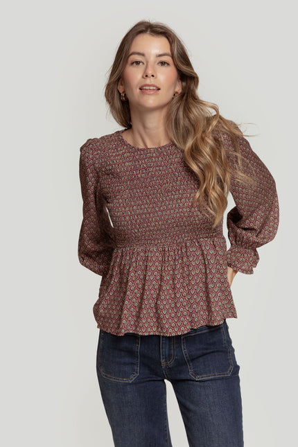 BLUSA MASSIMA GRAZIA PEPLUM