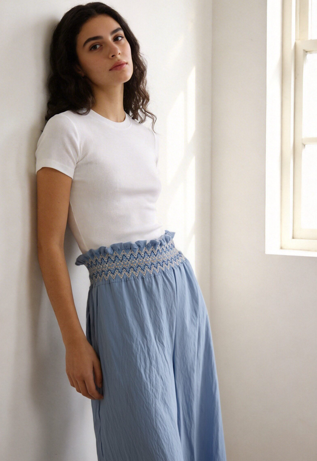 PANTALÓN ARMONIAS BORDADOS