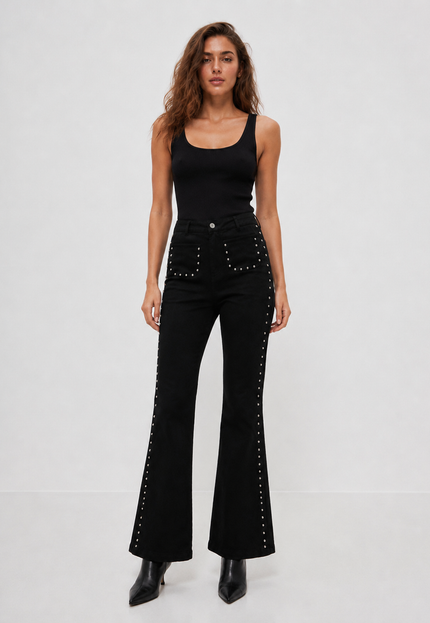 JEANS ARMONIAS TEEN TACHUELAS